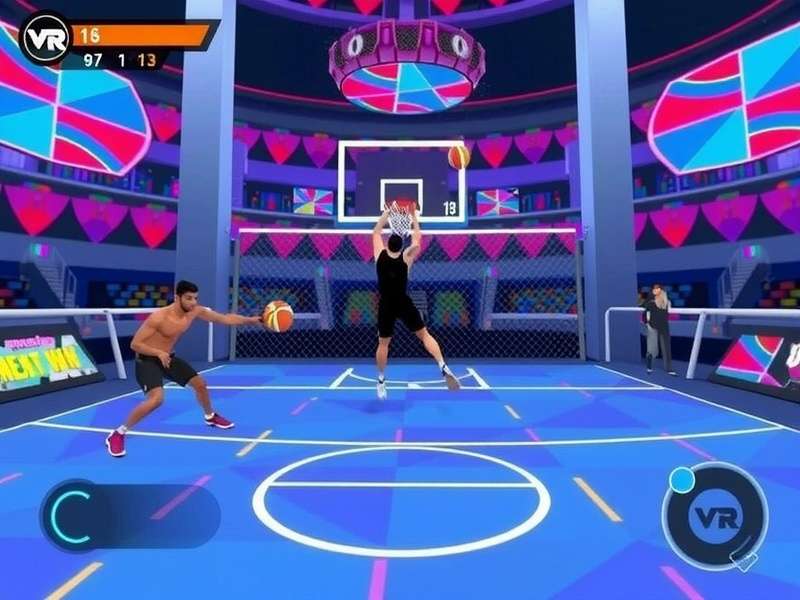 India VR Dunk Elite Game Screenshot